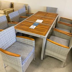 FREE DELIVERY AND INSTALLATION - Sectional Patio Outdoor Furniture (Including Chair and Table)