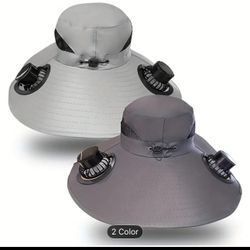 Sombrero Solar Refrescante - Ala Ancha, Sombrilla De Alta Calidad para Playa, Camping y Pesca - Diseño Ligero Tipo Sombrero para Hombres y Mujeres - I
