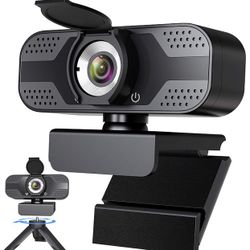 Webcam with Microphone Sross Webcam 1080p HD Computer Camera - HD Full Gaming Computer Camera, Recording Pro Video Web Camera for Calling, Conferencin
