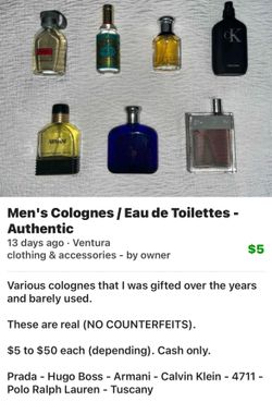 Men’s Colognes