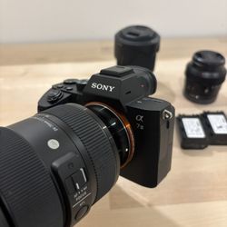 Sony A7III Full Frame Bundle – Sigma 24-70 2.8 + Sony 40mm G + Extras