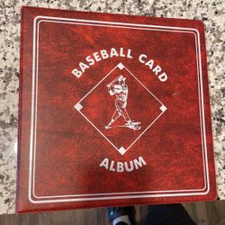 Baseball Cards W/Binder