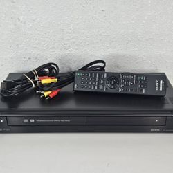 Sony RDR-GX360 DVD Recorder/Player Upscale 1080p With Remote HDMI & AV Cables