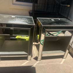 Pier One Imports Mirrored Nightstands 2