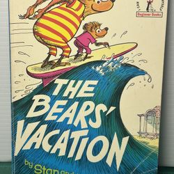 1968 Vintage The Bears’ Vacation (Paperback) Part of The Berenstain Bears Series