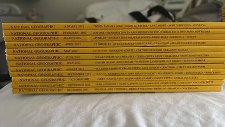 National Geographic Magazines 2012-2014
