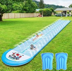 30ft Slip Splash and Water Slide, with 2 Bodyboards