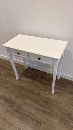 Vanity Desk White