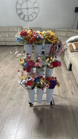 🧶handmade Crochet Flowers