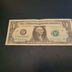 1 dollar bill repeat numbers