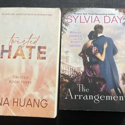 Twisted Hate By Anna Huang And The Arrangement By Sylvia Day Books $10 For Both