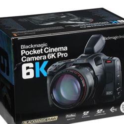 Blackmagic Pocket Cinema Camera 6K Pro – Excellent Condition