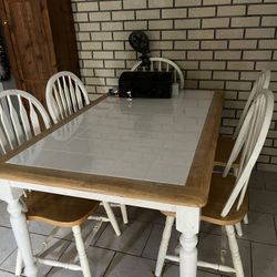 Dining Table and 5 Chairs