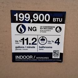 ❄️ Rheem IKONIC Tankless Gas Water Heater – RTGH-SR11i – NEW 🔥