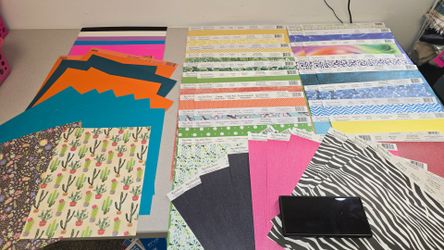 70 Sheets 12x12 Scrapbook Paper Lot Recollections Cardstock Craft Paper New