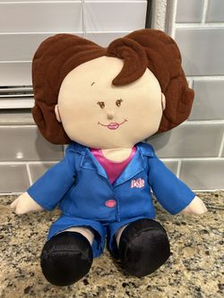 Vintage 1997 Rosie O'Donnell Talking Plush Doll Cloth Tyco 18" Tested & Working