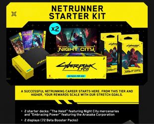 Sealed cyberpunk Netrunner starter kit