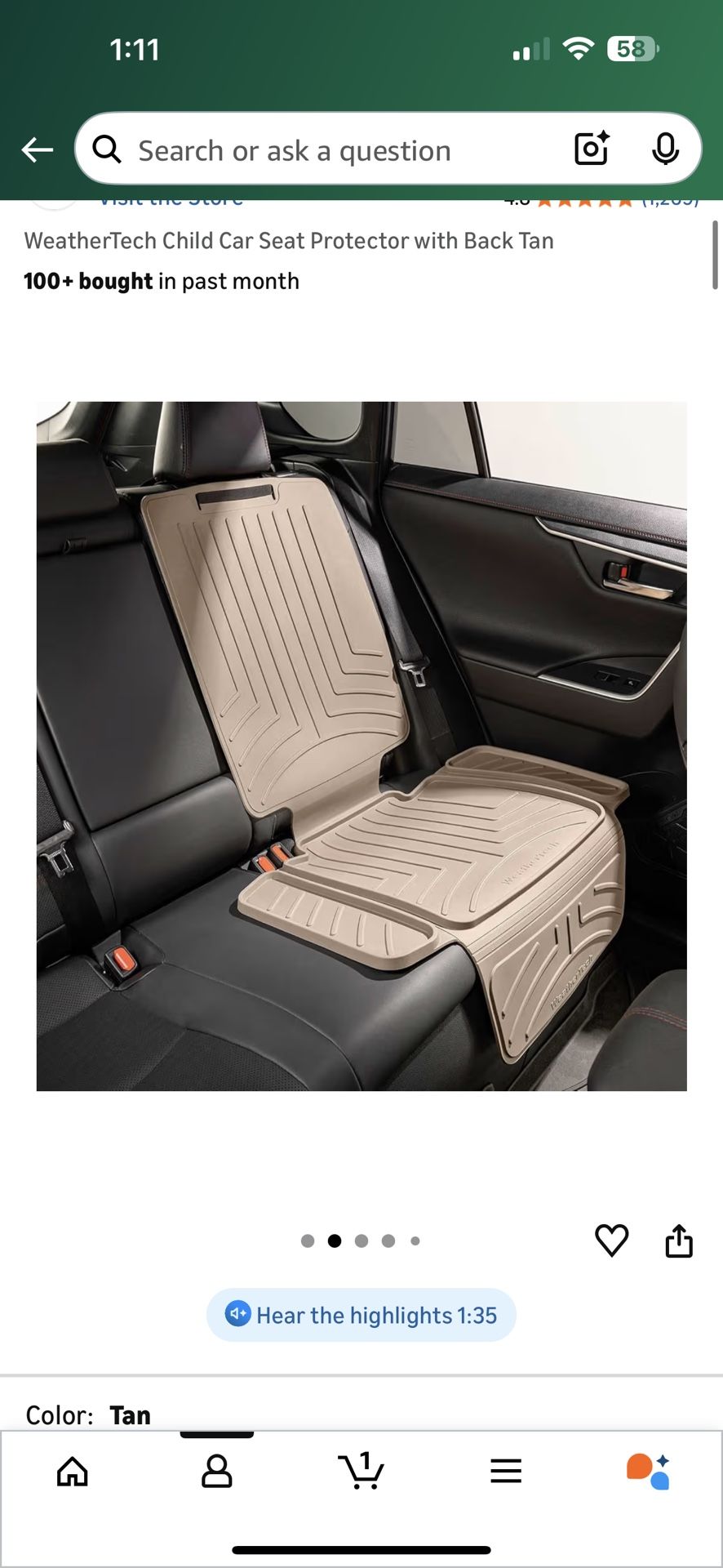 Seat Protector For Car
