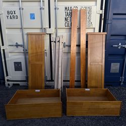 Twin Bed with Under-bed Storage Drawers