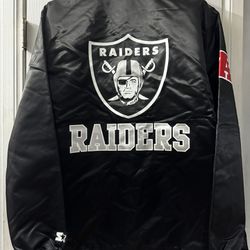 Raiders Starter Jacket Coaches Rain Coat New With Tags Size 2XL
