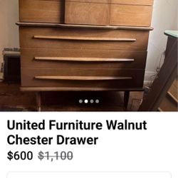 United Furniture Walnut Chester Drawer