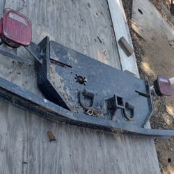 Custom Heavy Duty Bumper And Hitch For Flatbed Pickup Truck 