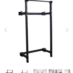 PRX Foliding Bench And Squat Rack. With Rogue Weights