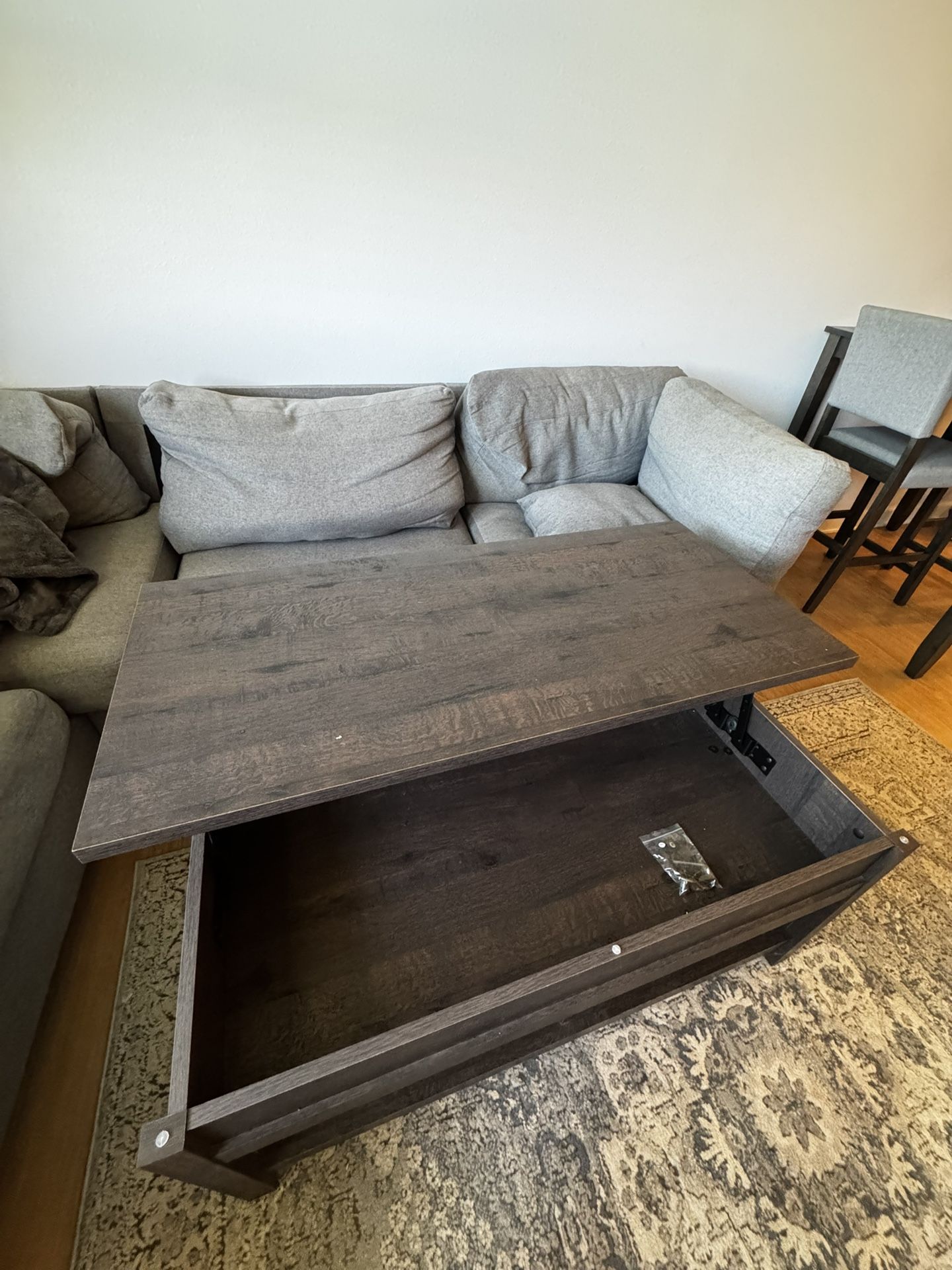 Coffee Table, Dark Brown