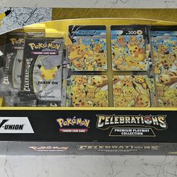 Celebrations Pikachu V-union Playmat Collection