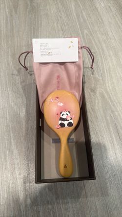 TanMuJiang Wooden Hair Brush - Panda