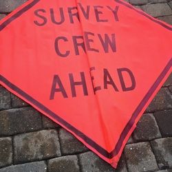 Road Sign - SURVEY CREW AHEAD