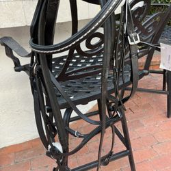 Black Figure Eight Dressage Bridle