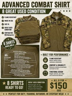 🇺🇸 U.S. Army OCP Combat Uniform Sets – Great Used Condition