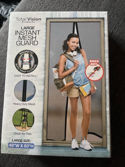 Total Vision Large Instant Mesh Door Guard