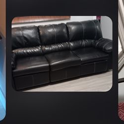 Sofa  negro Reclinable