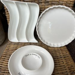 Kitchen Items - Ceramic Baking & Serving $8 Each / All $25