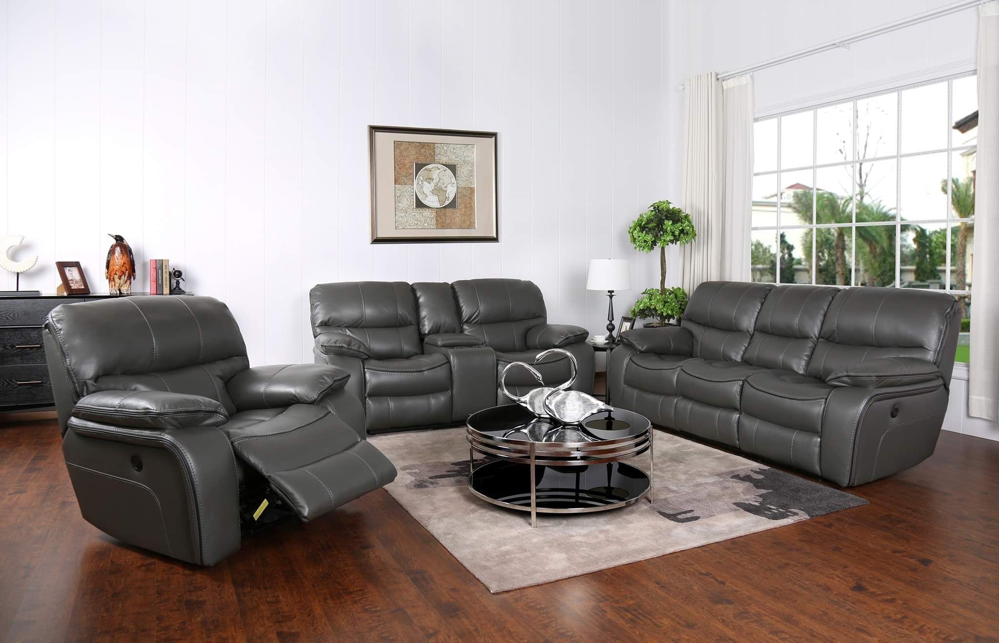 COMFY NEW MADRID RECLINING SOFA, LOVESEAT AND CHAIR SET ON SALE ONLY $1899. IN STOCK SAME DAY DELIVERY 🚚 FINANCING AVAILABLE 