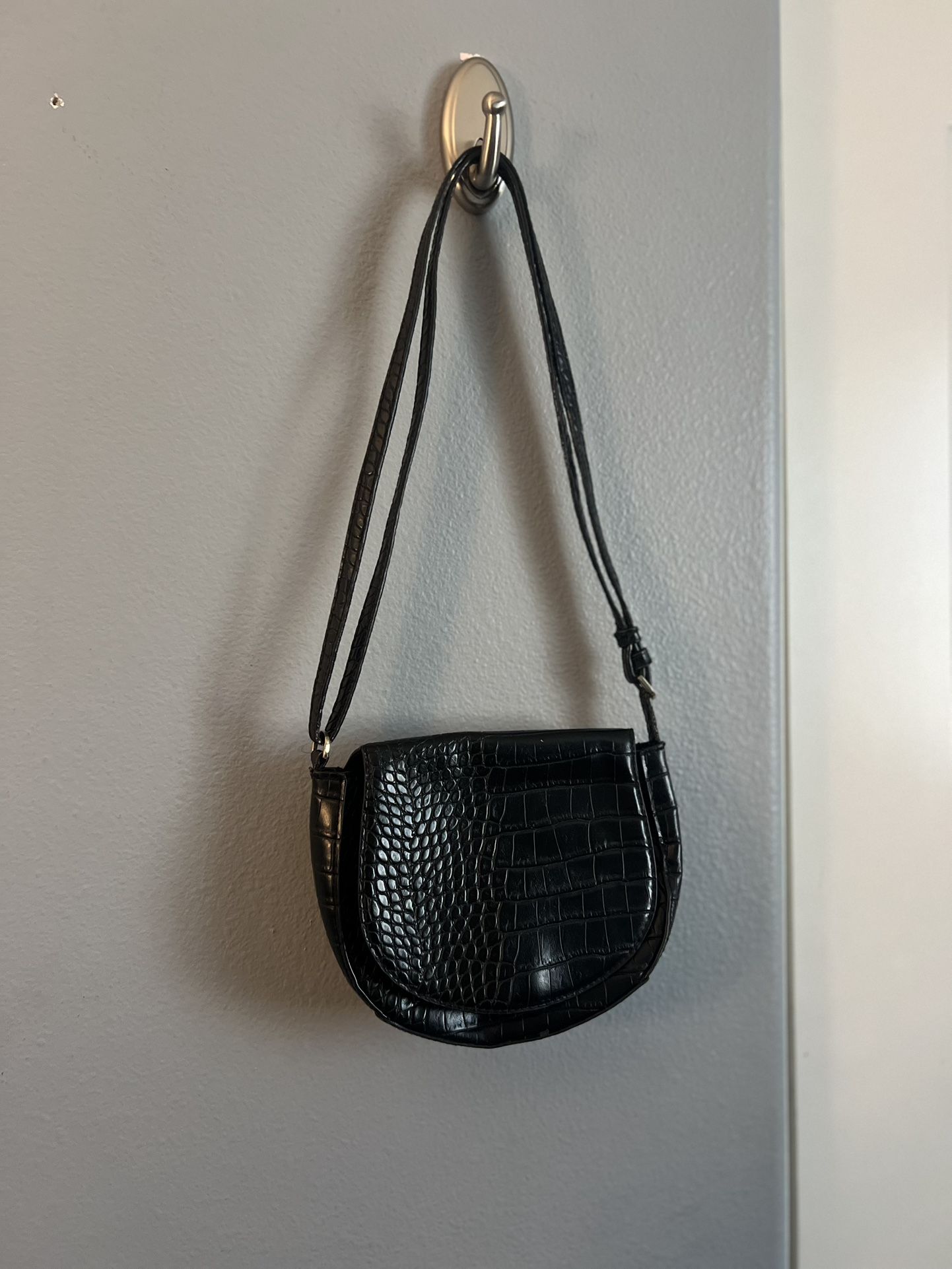 Black Snakeskin Purse