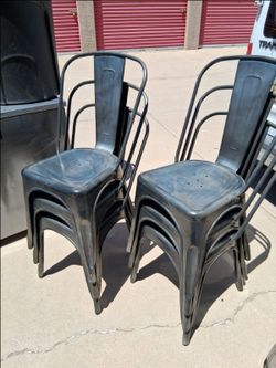 Commercial metal chairs