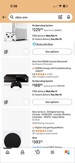 Xbox One With 1 Remote And 2 Games