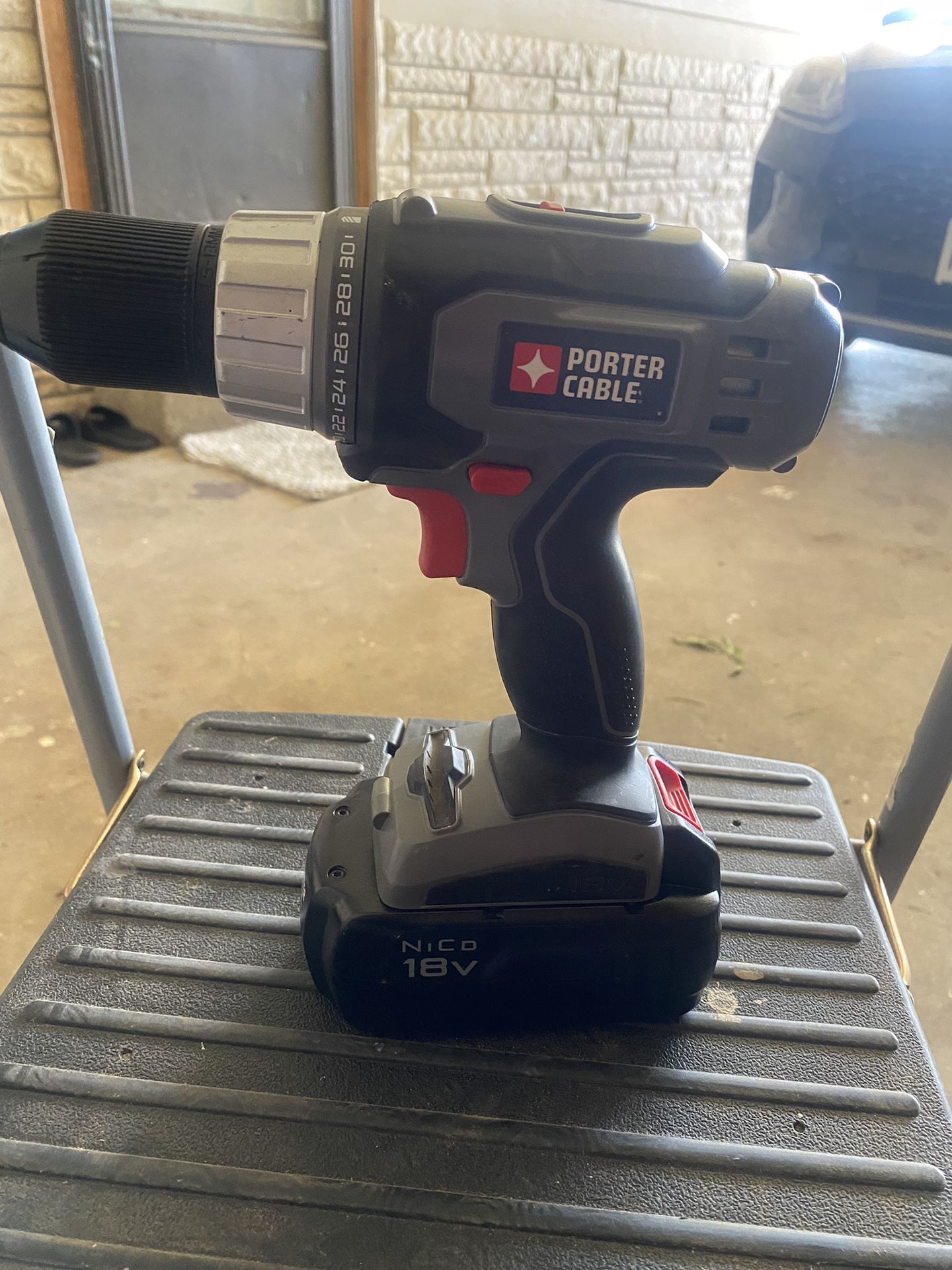 Porter-cable Pc1800D 18v 1/2” (13mm) Cordless Drill Tool & Battery