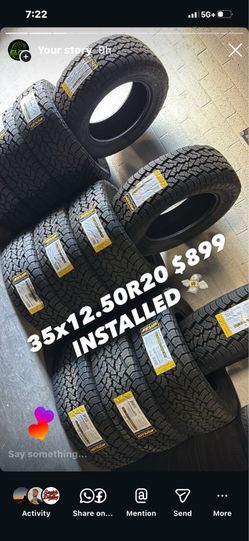 35x12.50R20 🔥🔥SPECIAL $899