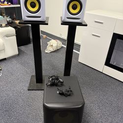 Studio Speakers And Subwoofer By KRK