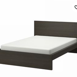 Full Size Bed Frame espresso 