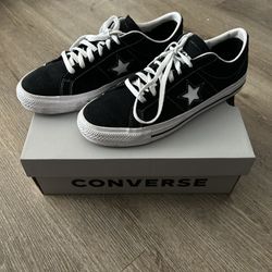 Converse One Star Pro Suede In Black