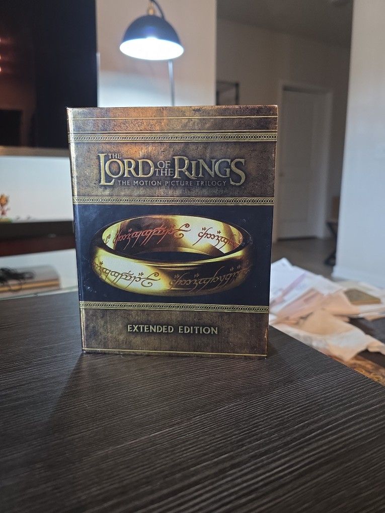 Lord Of The Rings Extended Edition Blu Ray Box Set