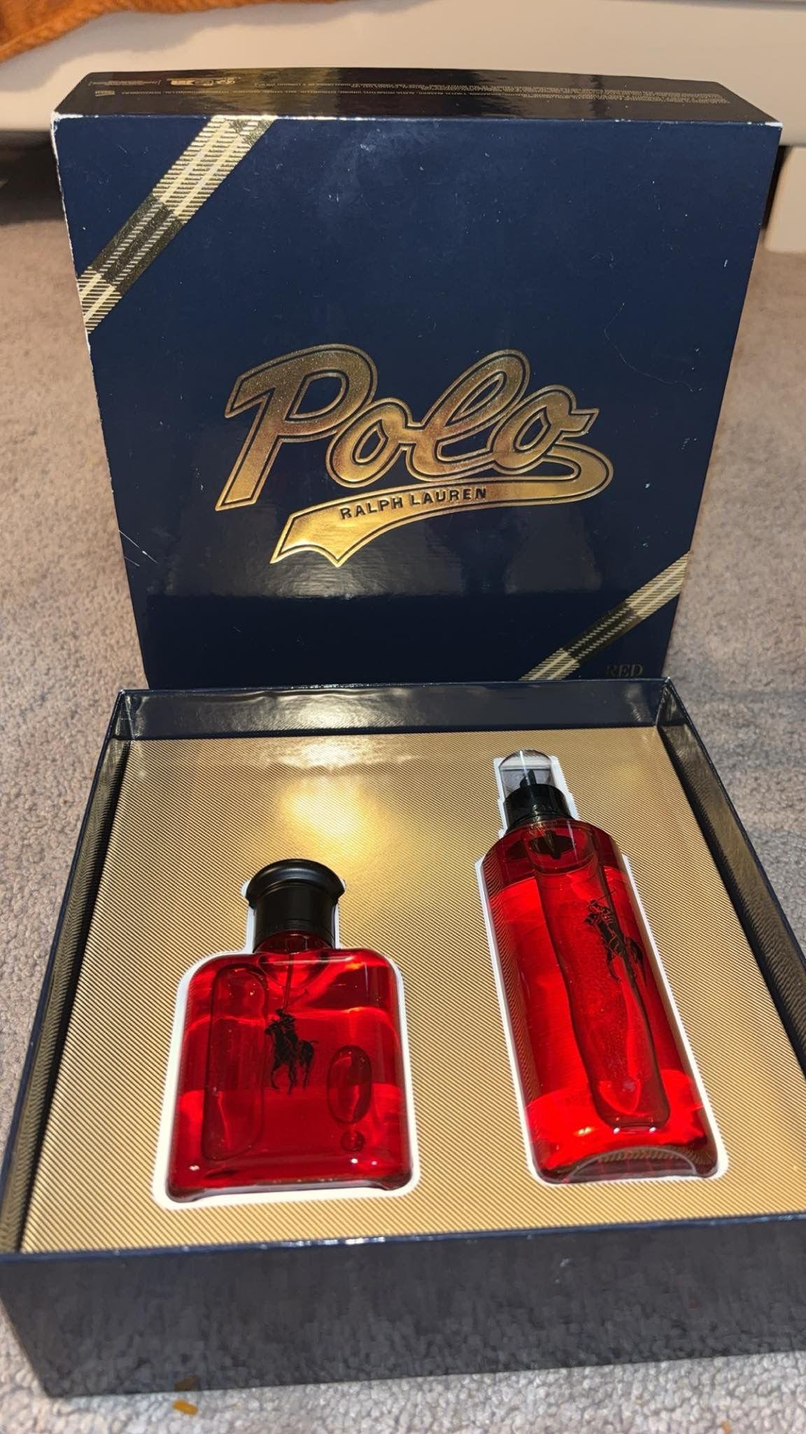 Mens Polo Red Cologne 
