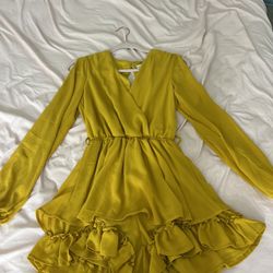 Yellow Dress/romper 