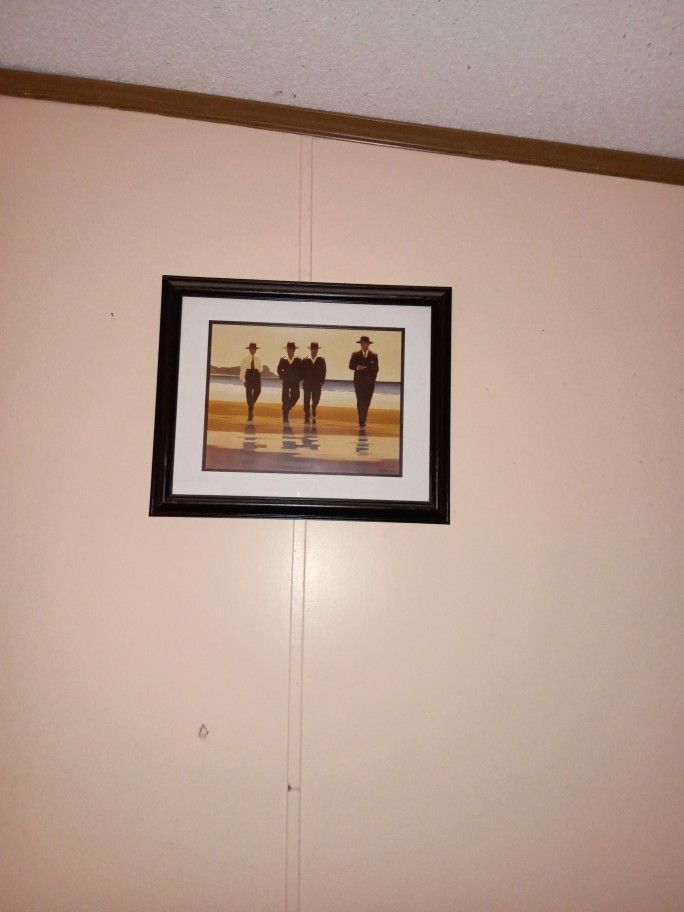Vintage Frame Art jack Vettriano