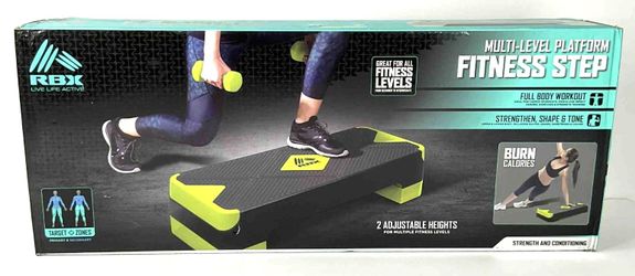 RBX Multi-Level Platform Fitness Step - NEW